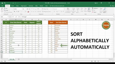 How To Auto Sort In Excel When Adding Streamlasopa