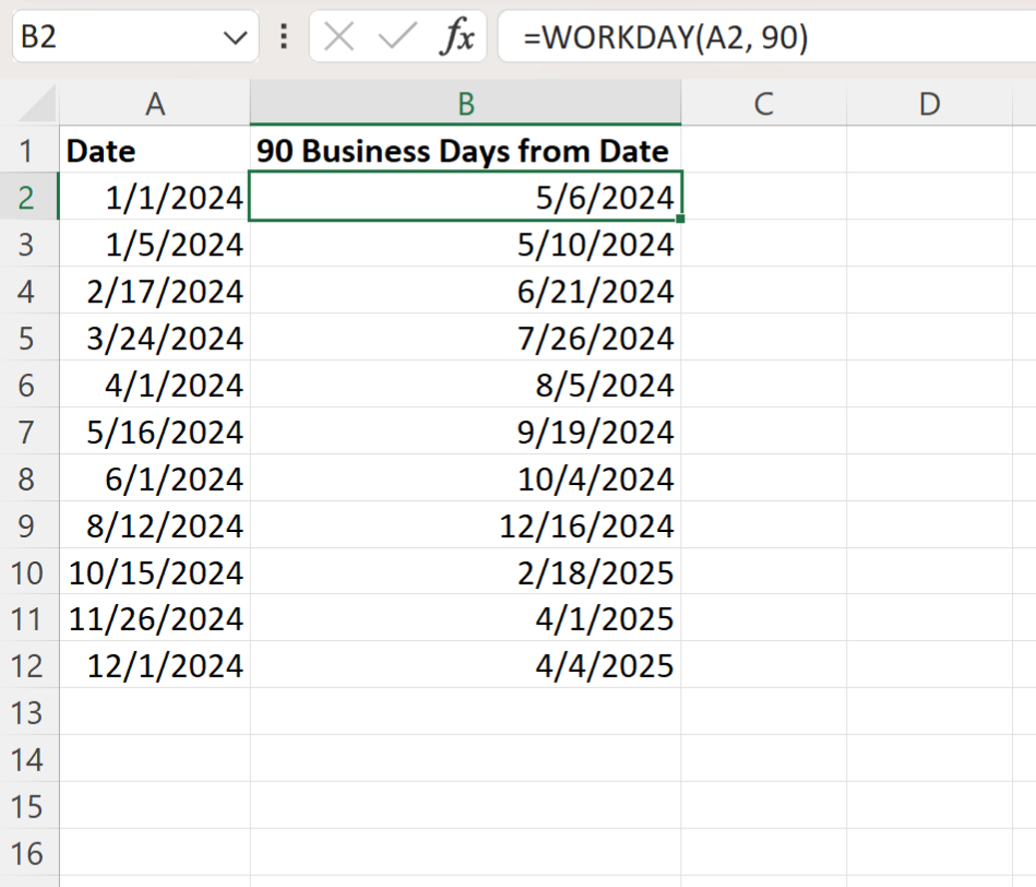 How To Calculate 90 Days From Date In Excel With Examples