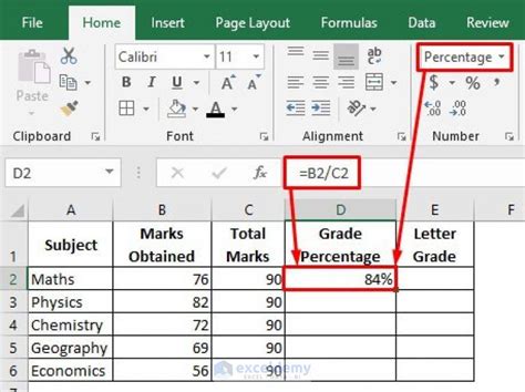 How To Calculate Grade Percentage In Excel 3 Easy Ways Exceldemy