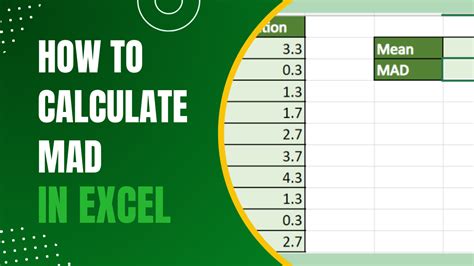 5 Ways To Calculate Mad