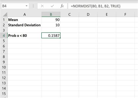 How To Calculate Normal Distribution Probabilities In Excel