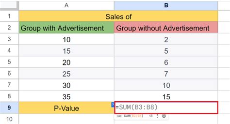 How To Calculate P Value In Google Sheets Spreadcheaters