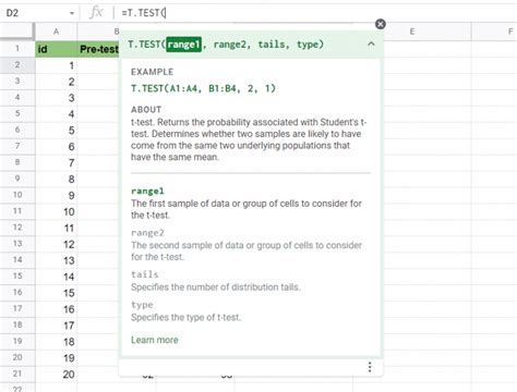 How To Calculate P Values In Google Sheets Sheetaki