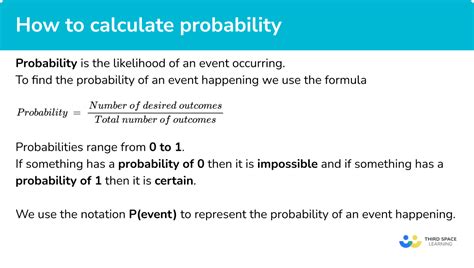 How To Calculate Probability Gcse Maths Steps And Examples