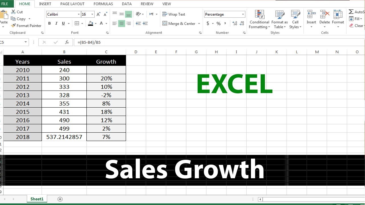 How To Calculate Raise To Power In Excel 1 Min Youtube