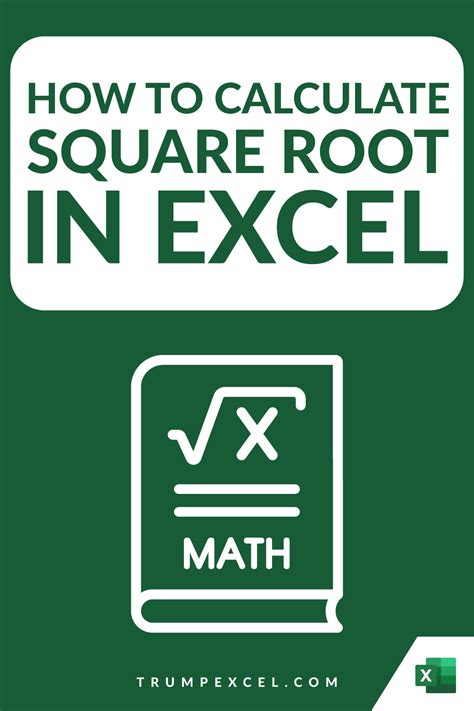 How To Calculate Square Root In Excel Easy Formulas Artofit