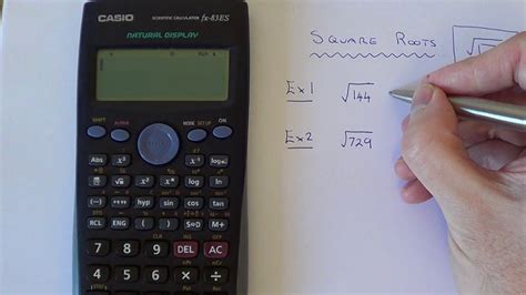 How To Calculate Square Root On Casio Calculator