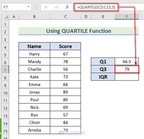 How To Calculate The Interquartile Range (Iqr) In Excel, 49% Off