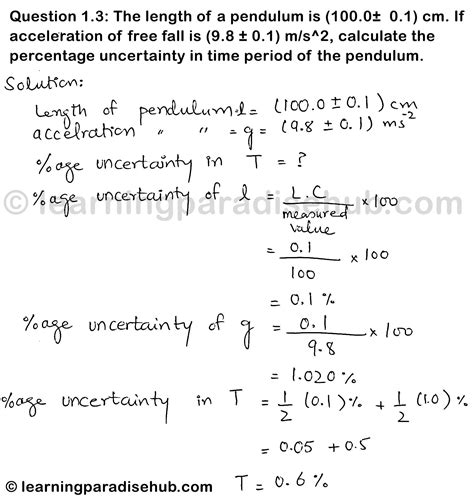 How To Calculate Uncertainty In Physics Rayknoesims