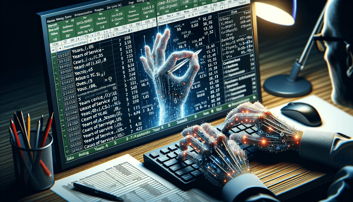 How To Calculate Years Of Service In Excel