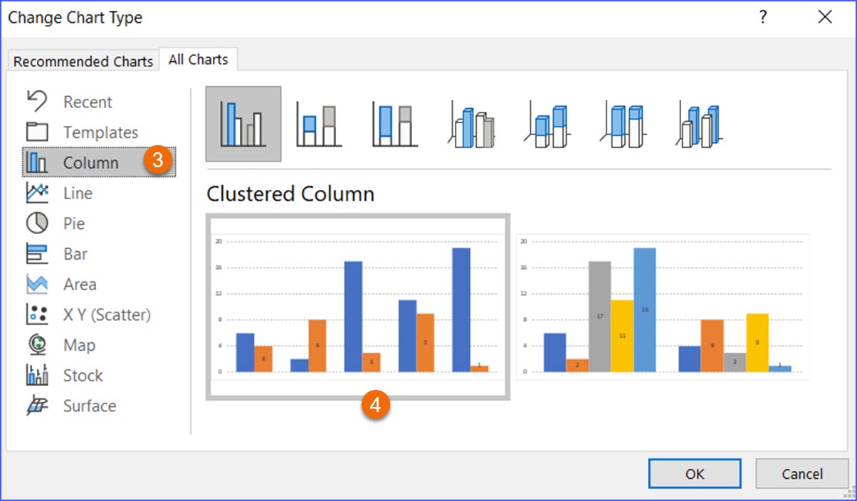 How To Change Chart Type In Excel In 2 Ways