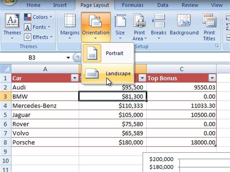 How To Change Excel 2007 To Landscape Orientation Howtech