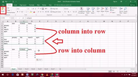 How To Change Row To Column In Excel Learn Excel