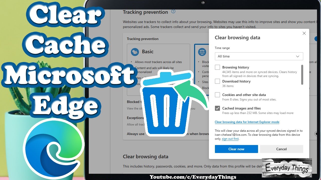 How To Clear Cache In Microsoft Edge Easy Steps Youtube