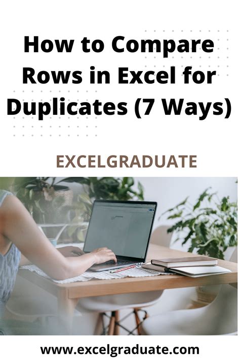 How To Compare Rows In Excel For Duplicates 6 Examples