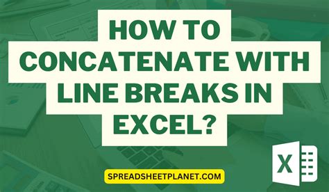 How To Concatenate With Line Breaks In Excel 3 Easy Ways