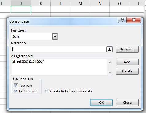 How To Consolidate Data In Excel Summarize Values Into One Report