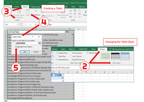 How To Convert Data In Excel Into A Table Cedarville University