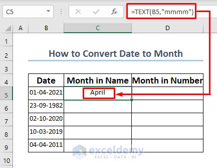 How To Convert Date To Month And Year In Excel 3 Easy Ways