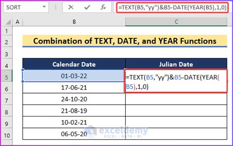 How To Convert Gregorian To Julian Date In Excel 3 Easy Methods