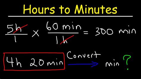 How To Convert Hours To Minutes And Minutes To Hours Youtube