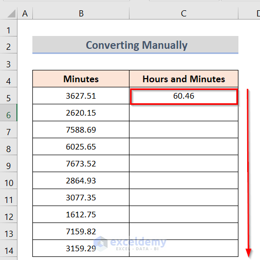 How To Convert Minutes To Hours And Minutes In Excel