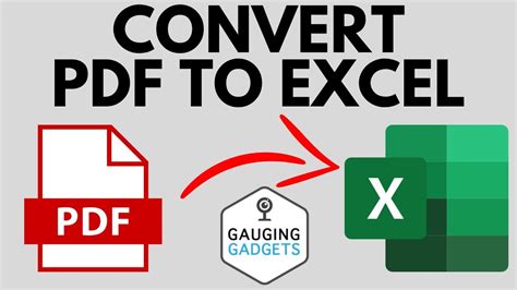 How To Convert Pdf To Excel 3 Ways To Convert Pdf To Excel