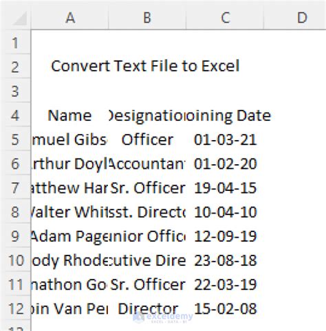 How To Convert Text File To Excel Automatically 3 Suitable Ways