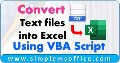 How To Convert Text Files Into Excel Using Vba Step By Step Guide Riset