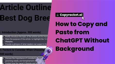 How To Copy And Paste From Chatgpt Without Background 2 Supereasy Way