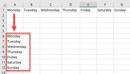 How To Copy Horizontal And Paste Vertical In Excel Earn Excel