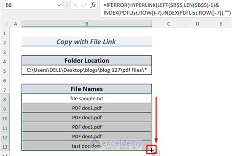 How To Copy Pdf File Names Into Excel 9 Efficient Methods