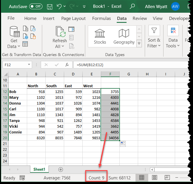 How To Count Cells In Sheets Printable Templates Free