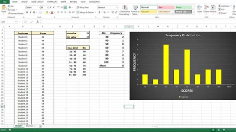 How To Create A Frequency Distribution In Excel