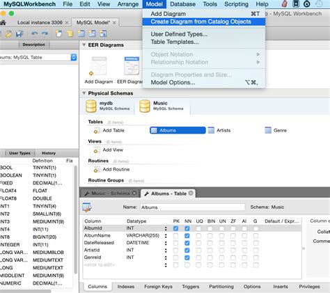 How To Create A New Database Diagram Using Mysql Workbench Database Guide