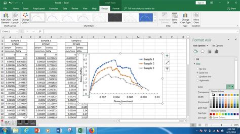 How To Create A Stress Strain Graph In Excel