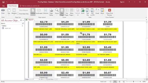 How To Create Price Tag List In Excel For Label Price Tag Youtube