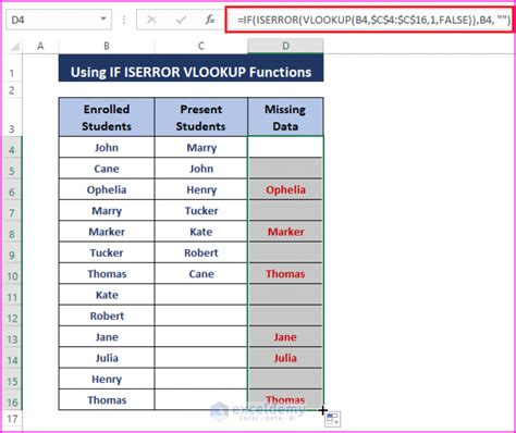 How To Cross Reference In Excel To Find Missing Data 6 Ways