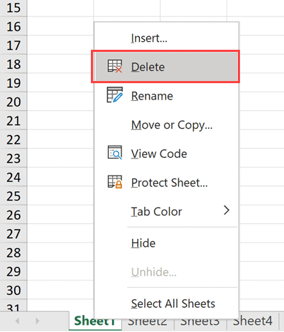 Delete Sheets In Excel On Mac