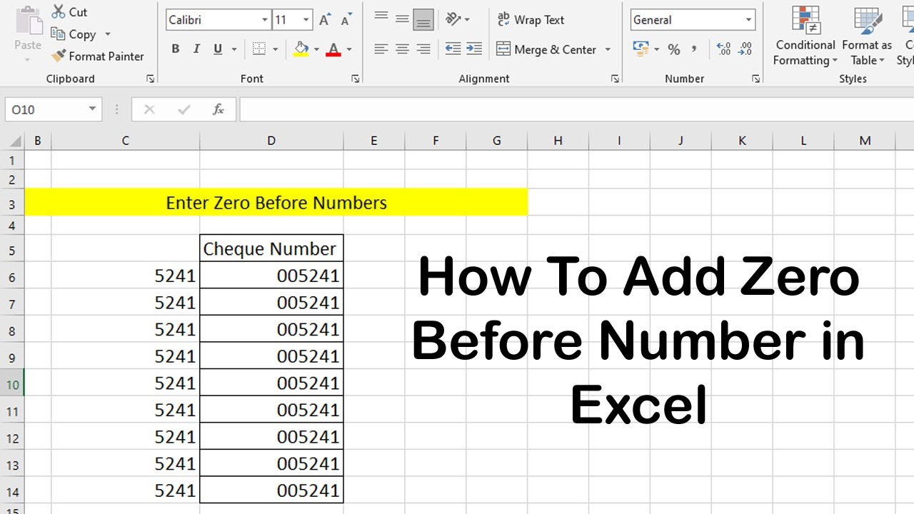 How To Display Zeros At The Beginning In Microsoft Excel Microsoftexcel Riset