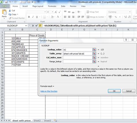 How To Do Vlookup Between Two Excel Workbooks