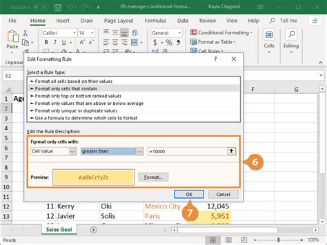 How To Edit Conditional Formatting In Excel Customguide