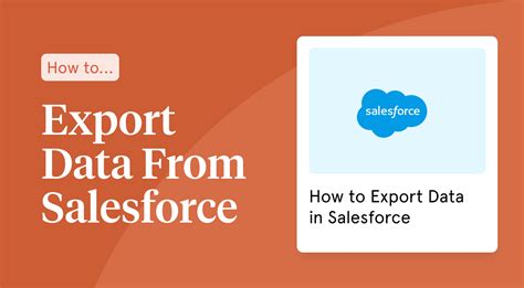 How To Export Data From Salesforce Tango Create How To Guides In