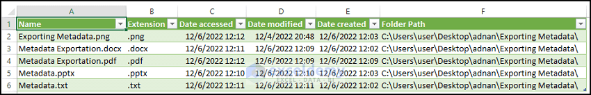 How To Export Image Metadata To Excel With Easy Steps