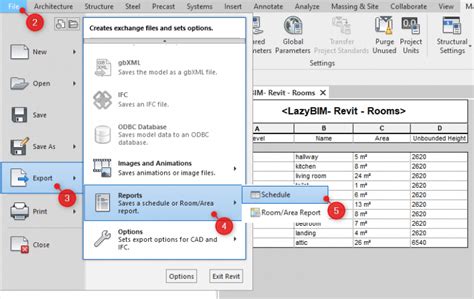 How To Export Revit Schedule To Excel Lazybim