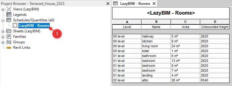 Export Revit Schedule To Excel