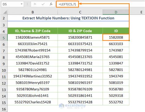 How To Extract Multiple Numbers From String In Excel 6 Methods