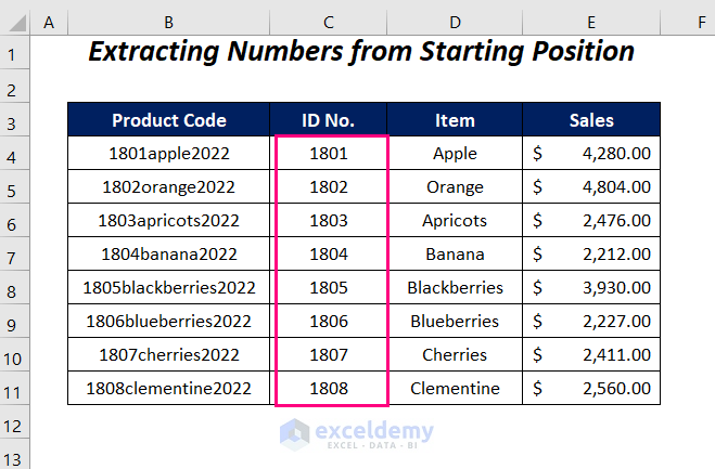 How To Extract Specific Numbers From A Cell In Excel Spreadcheaters