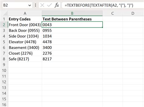 How To Extract String Between Two Different Characters In Excel