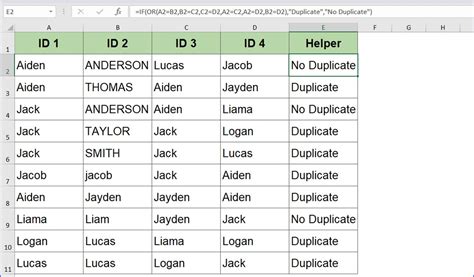 How To Find Duplicates In Two Columns Excelnotes